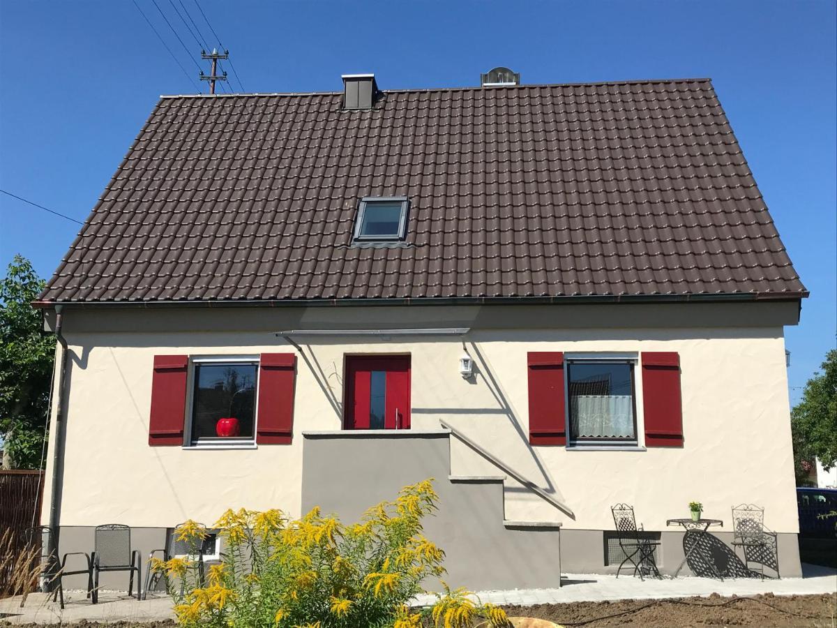 Ferienhaus Bei Lauingen, Mit Sauna Und Gartenlounge Veitriedhausen Esterno foto
